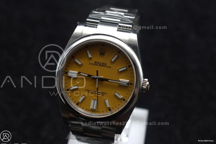 Oyster VR 937 904L Clean Best Edition 124300 1:1 Yellow Steel OnTrend 41mm Dial Perpetual 0417